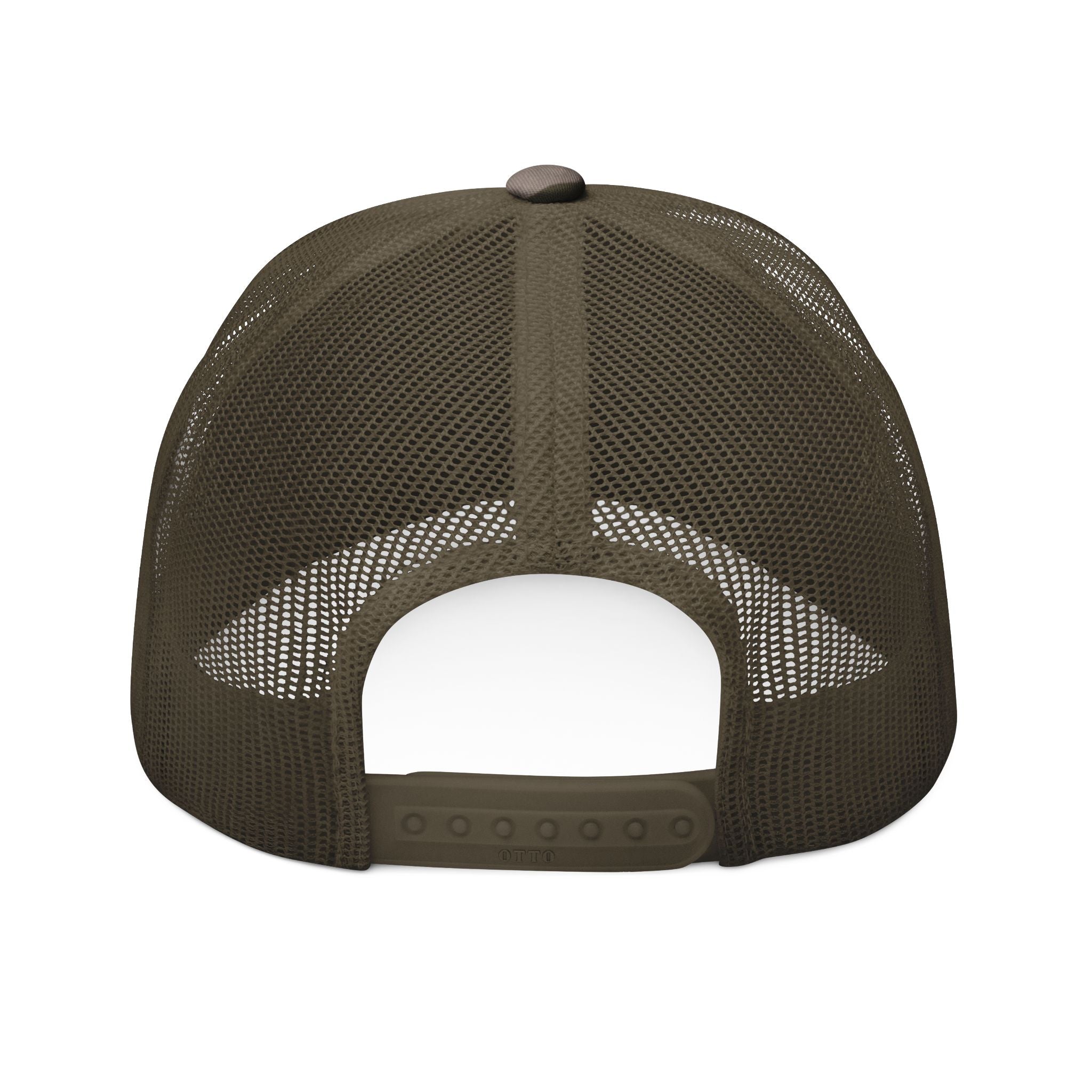 "Timberline Lid" Camouflage Trucker Hat (Embroidery)