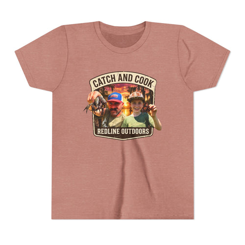 "Crawfish Catch and Cook" YOUTH Short Sleeve Tee