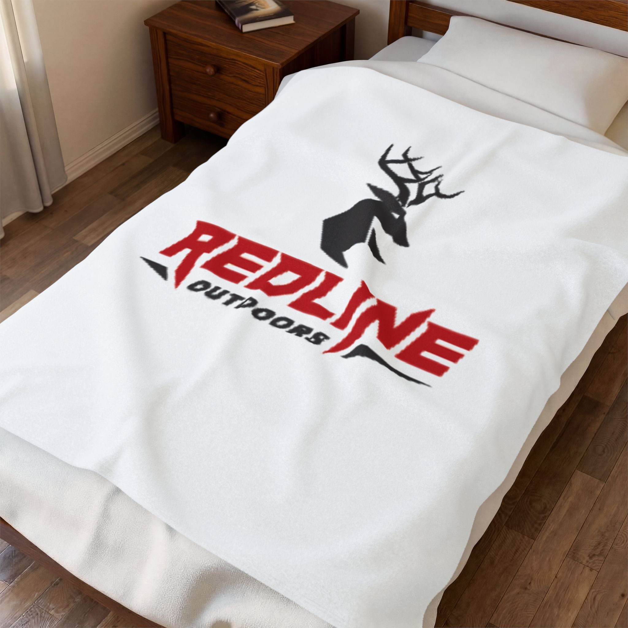 "Cabin Comfort" Velveteen Plush Blanket