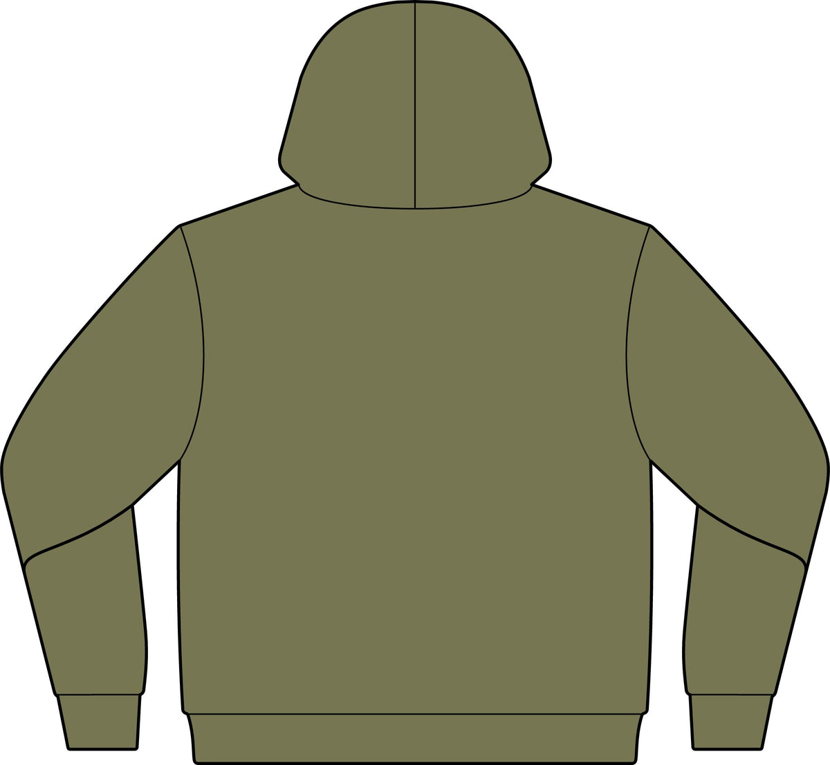 "The Redline Original" Men's Cotton Polyester Hoodie