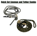Quick Set Lineman and Tether Combo